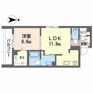 モントレゾール【2階】の間取り