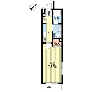ファーレー椿森【1階】の間取り