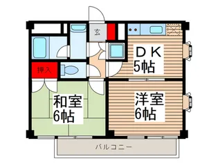 グレイスハイム越谷【2階】の間取り