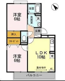 グランドソレーユ長府C棟【1階】の間取り