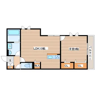 ミレ・パルク長町【3階】の間取り