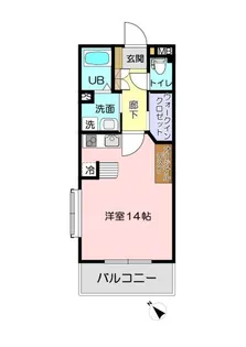 DearLife若葉【1階】の間取り