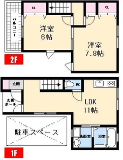PKhouse【1階】の間取り