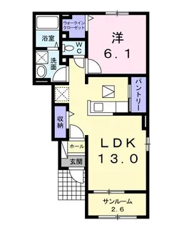 AYA II【1階】の間取り