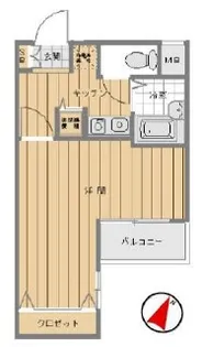 ロイヤルガーデン品川【5階】の間取り