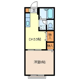 ディアスY【2階】の間取り