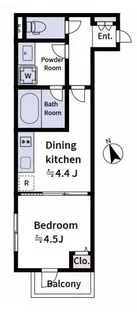 ラヴィエール上中里【3階】の間取り