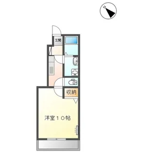 ベアローズ弐番館【1階】の間取り