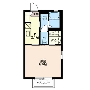 メゾン・ソレアード【2階】の間取り