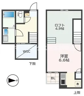 ADC京町Mare【2階】の間取り