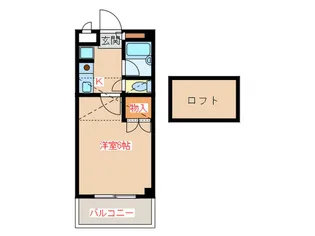 ウェステリア歯科大前【3階】の間取り