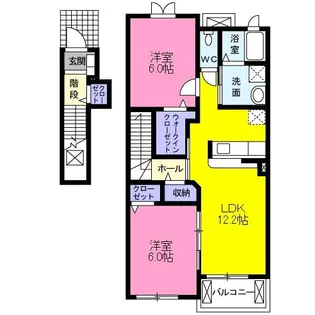グレイス レジデンスK II【2階】の間取り