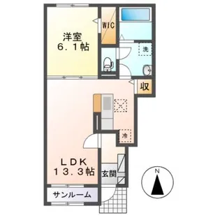 グレイス【1階】の間取り