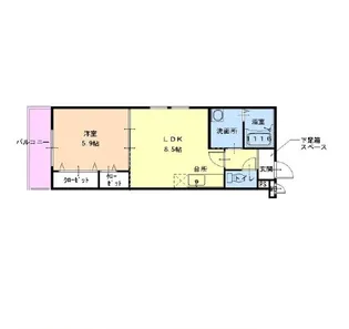 フジパレス堺梅北【3階】の間取り