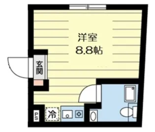 フーゴ四谷【1階】の間取り