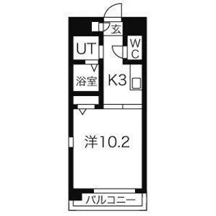 VERDINO内田橋【5階】の間取り