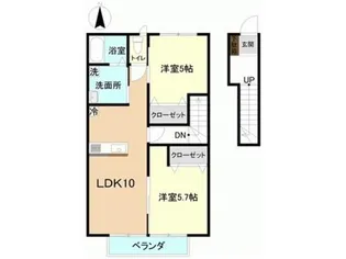 オーク【2階】の間取り