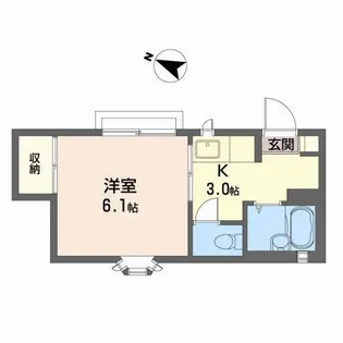 コートヴィレッジ原町【2階】の間取り