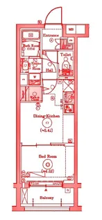 GENOVIA川崎V【2階】の間取り