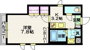 カーザベッラ【2階】の間取り
