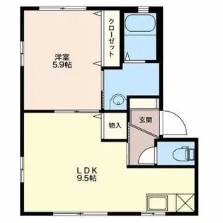 プランタン藤華【2階】の間取り