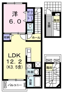 グレイスメゾン【3階】の間取り