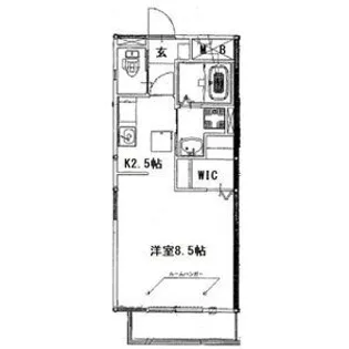 ブランクロスII(セコム)【1階】の間取り