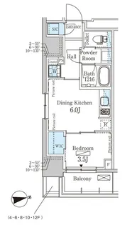 パークアクシス赤塚【2階】の間取り