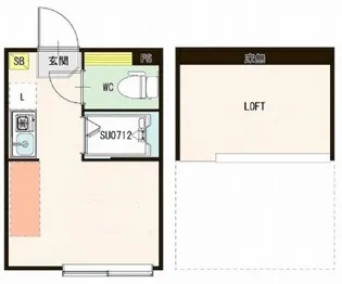 ハーモニーテラス向島II【2階】の間取り
