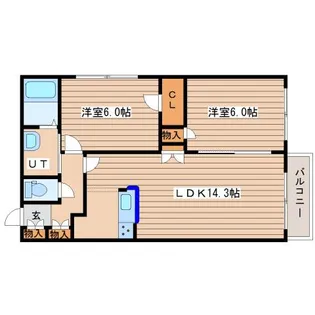 キャラメル【1階】の間取り