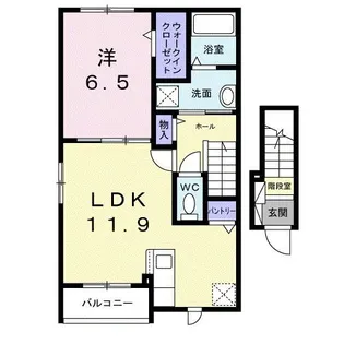 レコルテ戸塚【2階】の間取り