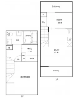 AKHA2【1階】の間取り