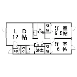 桜ハイツ(国誉)【2階】の間取り
