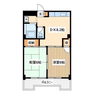 ピアハイツ【3階】の間取り