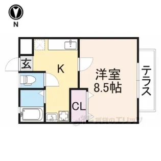 フリーデンヒュッテ【1階】の間取り