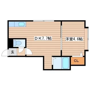 ラ・タ―シュ【2階】の間取り