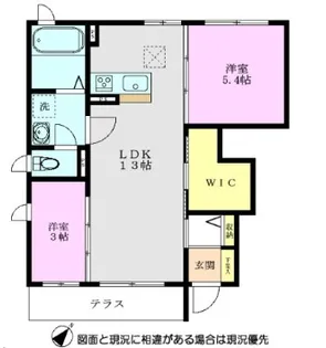クレアーレI・II【1階】の間取り