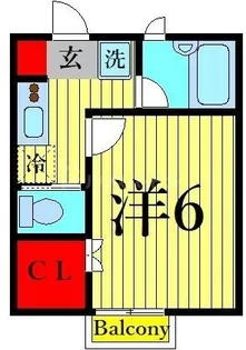 エストールII【1階】の間取り