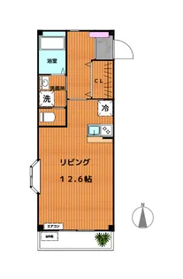 みやまマンションII【2階】の間取り