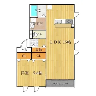 ティアラ【1階】の間取り