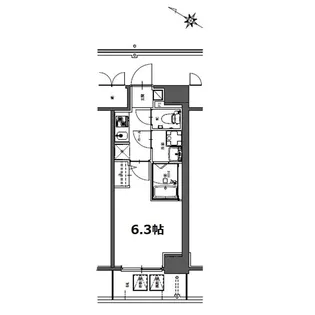 S-RESIDENCE神宮西駅前ascent【4階】の間取り