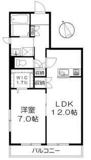 ピュア・スカイ【2階】の間取り