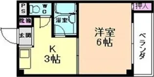 寿ハイツ【3階】の間取り