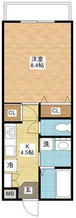 Signpost pure【2階】の間取り