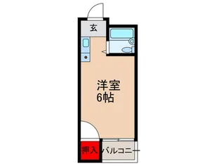 シティハイツ豊秀【2階】の間取り