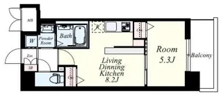 パルククレール博多【5階】の間取り