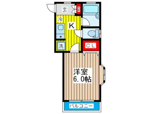 ミキハイム【2階】の間取り