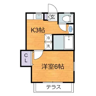 Spring【1階】の間取り