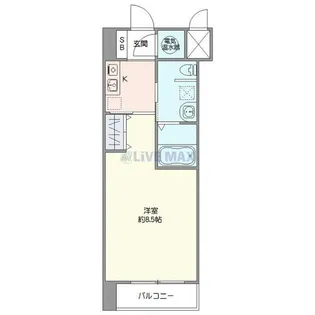 アントラ立町【10階】の間取り