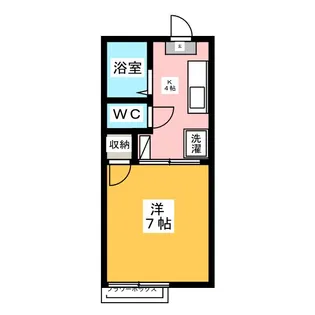 クレスト中落合【1階】の間取り